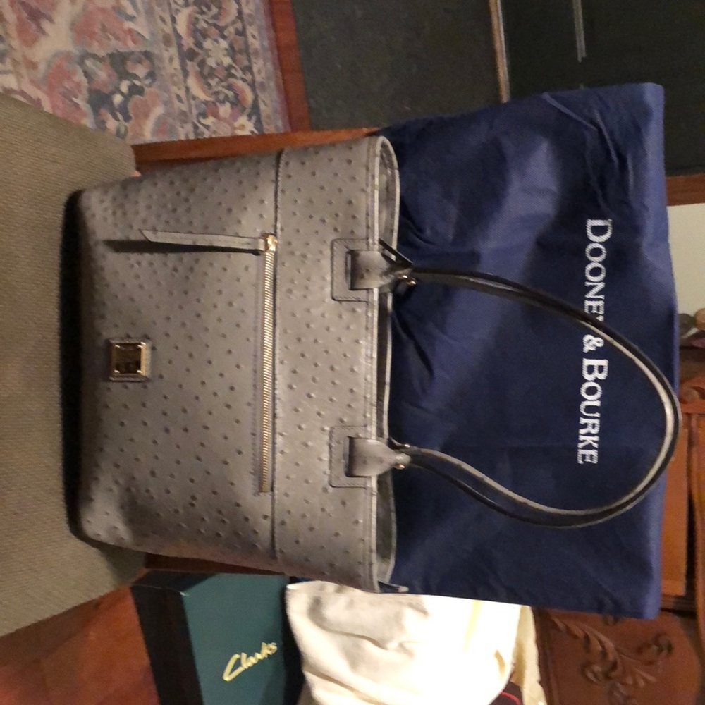 Grey Dooney and Bourke Zip Tote